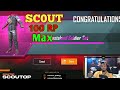 FNC Sc0ut 100 RP Max Out ROYALPASS12  Season 12 RAYAL PASS Max Out 🤩🥰