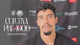 Entrevista | Pré-jogo Cianorte x Operário - 3ª rodada da Copa Sul Sudeste - Diego Monteiro