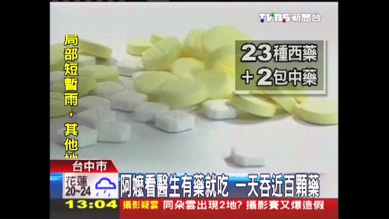 阿嬤看醫生有藥就吃　一天吞近百顆藥