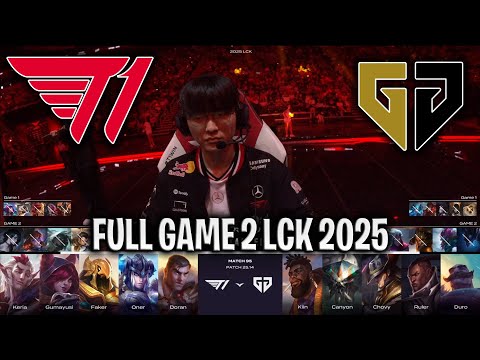 FAKER DEMON KING vs CHOVY! - T1 vs GEN GAME 2 LCK SUMMER 2025 W10D3 | T1 vs GENG ESPORTS G2 LCK 2025