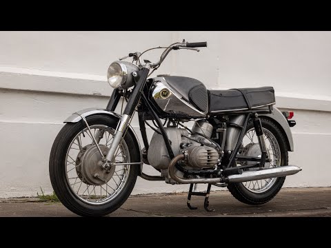 1965 Marusho ST 500 ride by & idle
