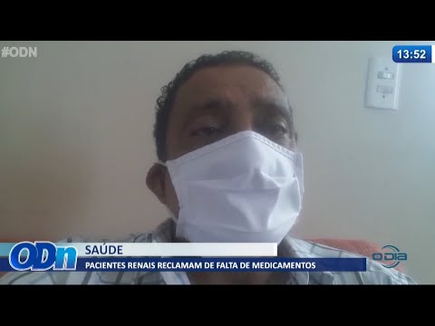 Pacientes renais crí´nicos se queixam de faltas de medicamentos para evitar anemia 06 07 2021