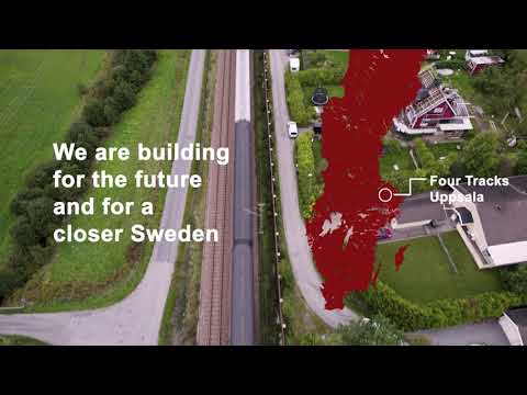 Four tracks Uppsala – The East coast line | Trafikverket