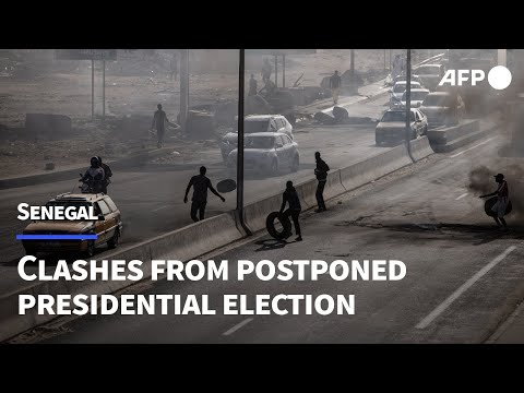 Video Thumbnail: Clashes in Senegalese capital after postponement of presidential election | AFP