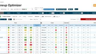 NHL Lineup Optimizer Demo