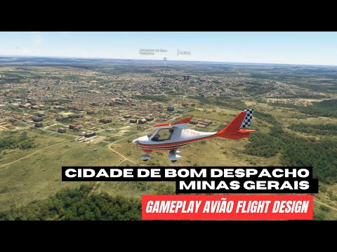 MICROSOFT FLIGHT SIMULATOR 2020 Gameplay  Cidade de Bom despacho Minas Gerais
