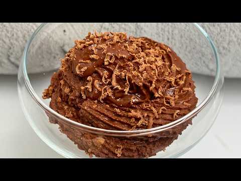 2 Ingredient Chocolate Mousse Recipe