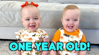 BABY TWINS ONE YEAR OLD UPDATE!