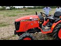Kubota B2441 Demo With Rotavator Kubota 24 HP Tractor Demo