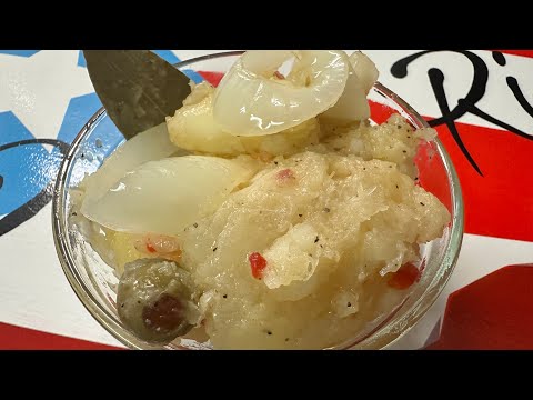 Puerto Rican Yuca en Escabeche Recipe | Marinated Cassava Root| Mari’s Cooking