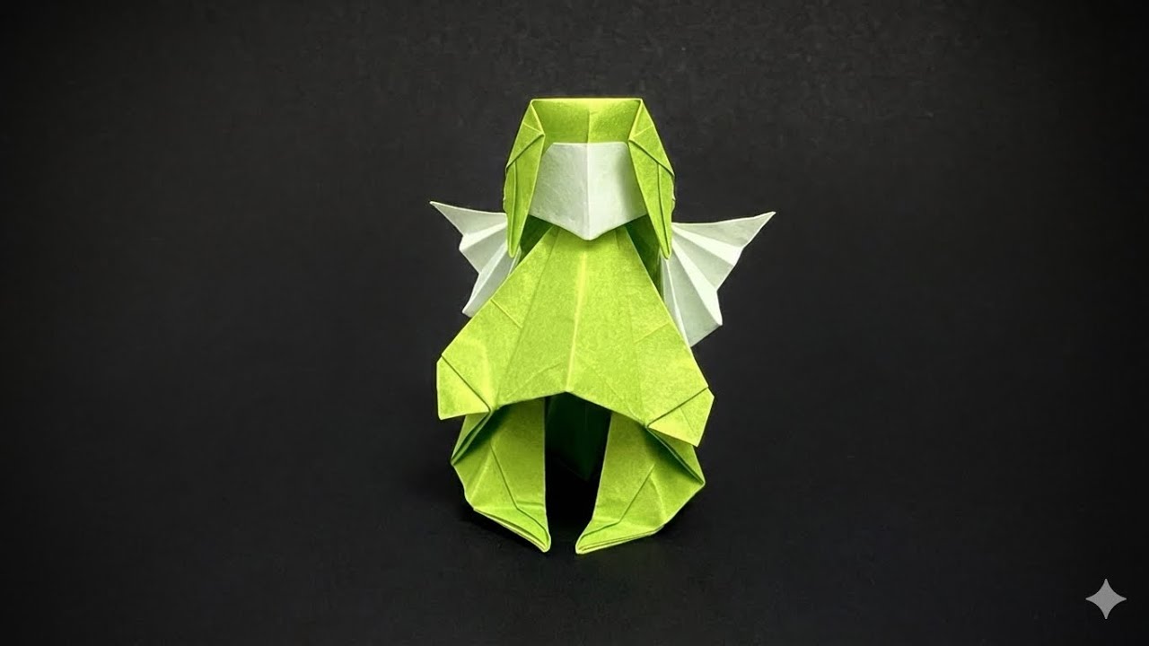 【折り紙】天使の折り方