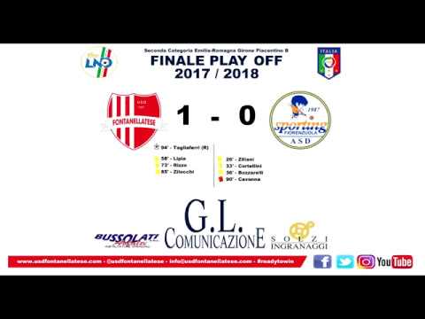 Finale Playoff: Fontanellatese vs Sporting Fiorenzuola - Highlights - Seconda categoria 27/05/2018