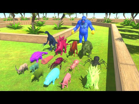 Escape from Huggy Wuggy Goro The Giant - Animal Revolt Battle Simulator