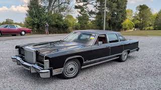 1978 Lincoln Continental Town Car Walk Around and Drive By