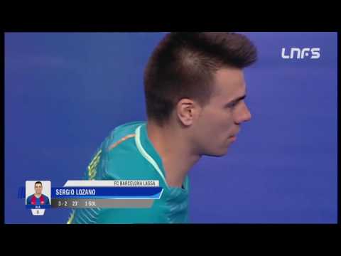 Gol Lozano (3-2) en el ElPozo Murcia - FC Barcelona Lassa. Play Off Semi 1