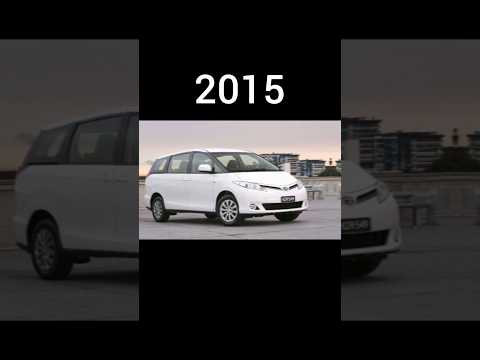 evolution of toyota previa (1990~2019) #shorts #toyota #previa #allcaravailable