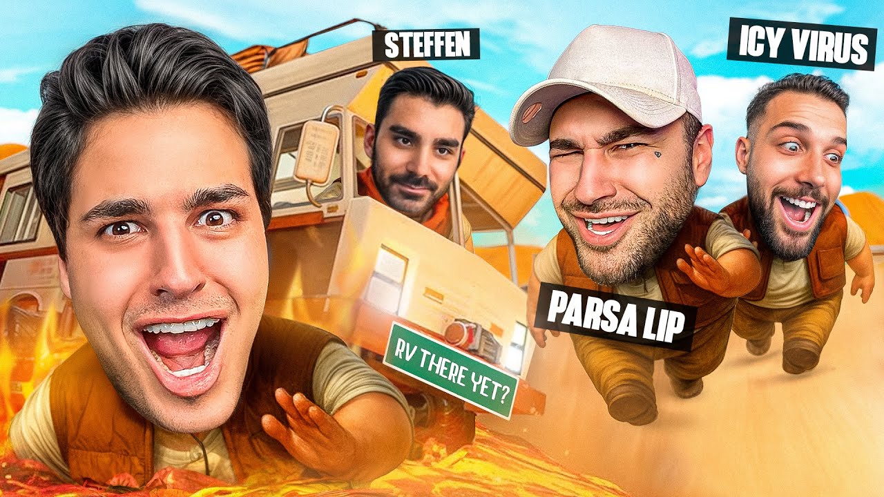 گیرکردیم تو باتلاق! پارسعلیپ و عیسی و حمید استفراغ  😂 RV There Yet