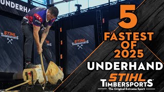 5 Fastest Underhand Chop Heats in 2025 (U.S. CHAMPIONSHIPS)