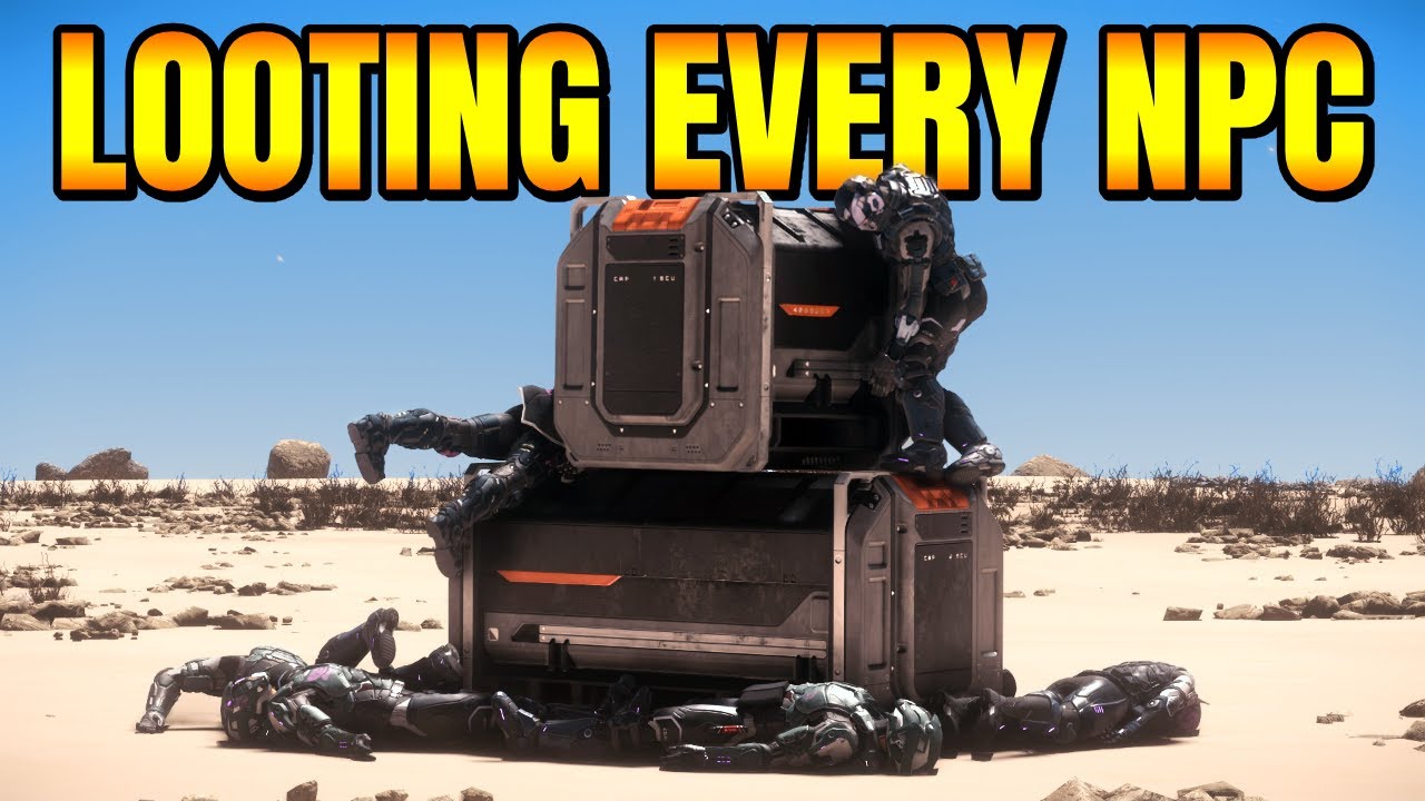 How Much Can You Make Looting NPCs at Distribution Centers? Star Citizen