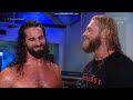 Edge Seth Rollins Backstage WWE Smackdown 9th July 2021