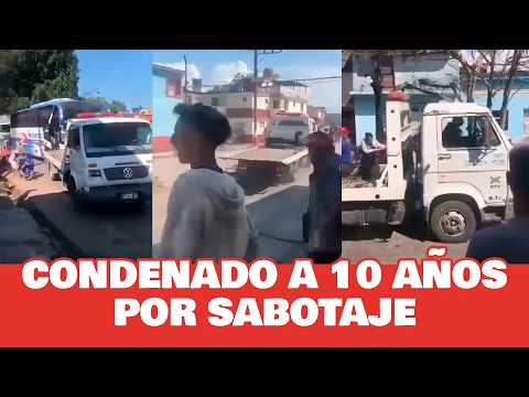 🚍 10 AÑOS de CÁRCEL por CHOCAR una GUAGUA del TURISMO: SANCIÓN por SABOTAJE