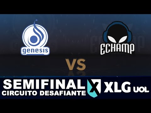 Circuito Desafiante de LoL - Segundo Split - SEMIFINAL - Genesis vs Echamp (Jogo 1)