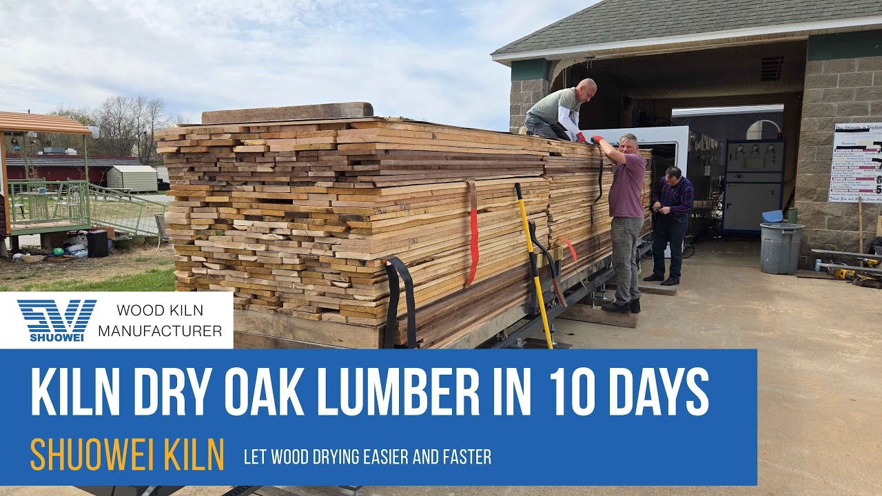 Fast & Defect Free Oak Drying in 10 Days  HF Vacuum Kiln USA Project