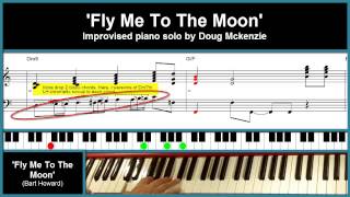&#39;Fly Me To The Moon&#39; - jazz piano tutorial