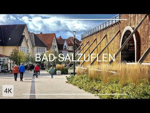 Bad Salzuflen, Alemanha. Cidade turística de muralhas minerais salgadas!