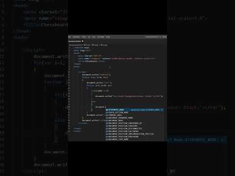 Chessboard using JavaScript