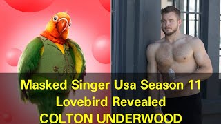 Masked Singer Usa Season 11 - Lovebird Revealed - Colton Underwood