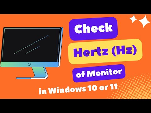How to Check Hertz (Hz) of Monitor in Windows 10 or 11 | Geek Help