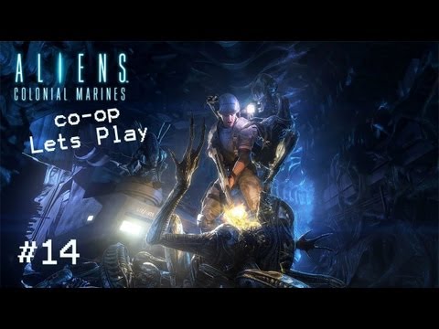 Let's Play co-op Aliens Colonial Marines - Part 14 - Is This The Ship From Prometheus?