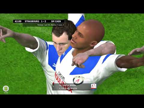 FUSSBALL MANAGER 94 - RC Strasbourg - SM Caen Division 1 1993/94