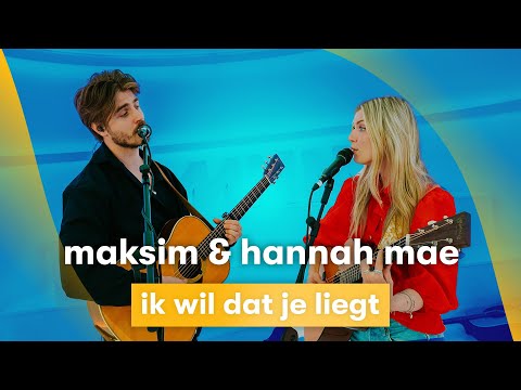 MNM LIVE: MAKSIM & Hannah Mae - Ik Wil Dat Je Liegt