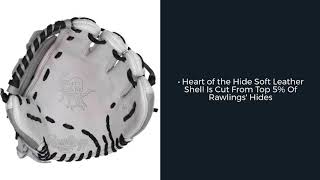 Video thumbnail: Review: Rawlings Heart of the Hide 12.75" Fastpitch Softball Glove (PRO1275SB-6WG)