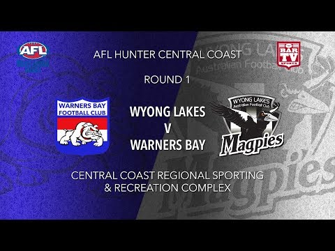 2019 AFL Hunter Central Coast - Round 1- Warners Bay v Wyong Lakes