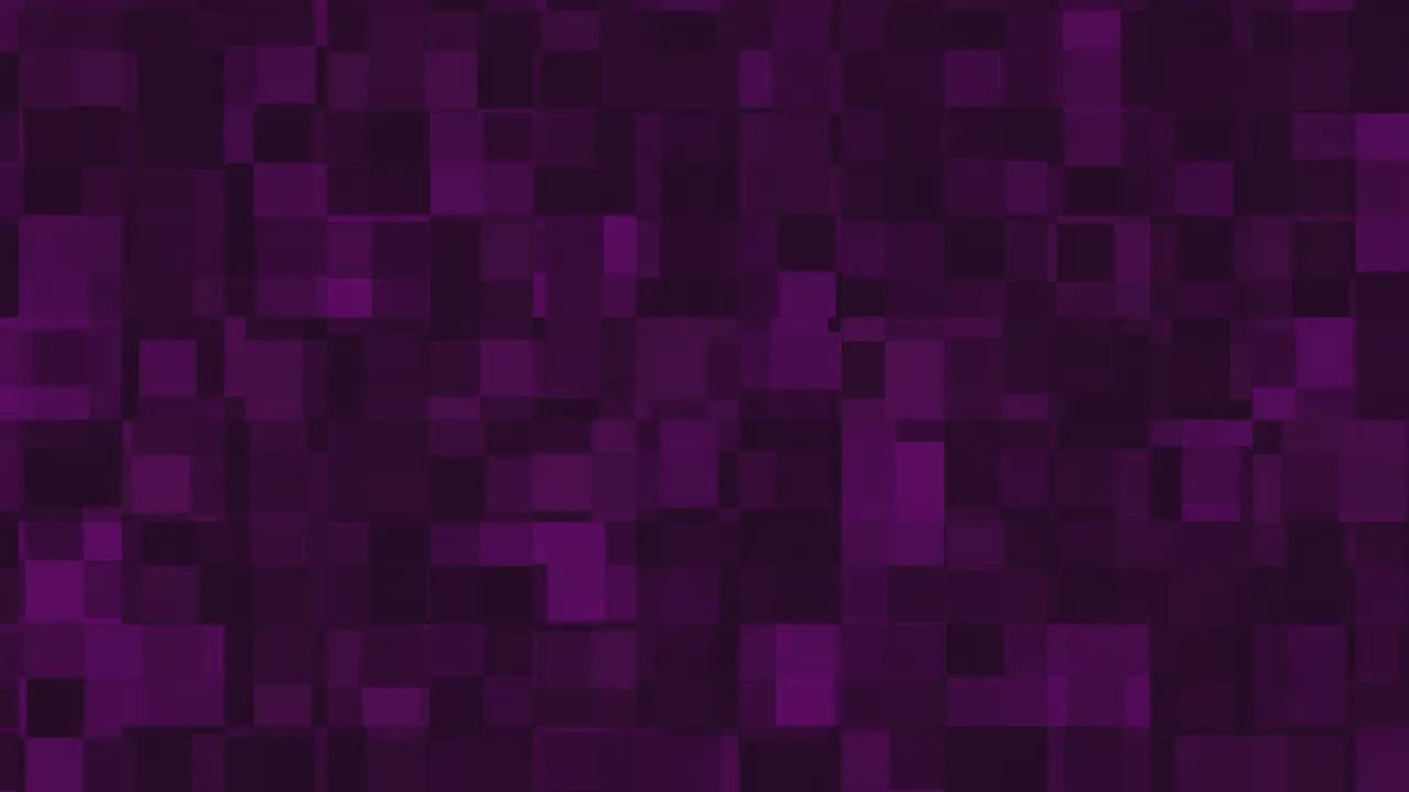 dark purple geometric pixel square pattern abstract motion background. Seamless looping animation