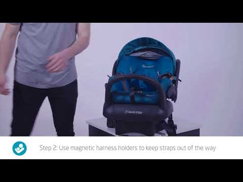 Maxi-Cosi Mico Plus Baby Capsule Video - How to put Baby in Capsule?