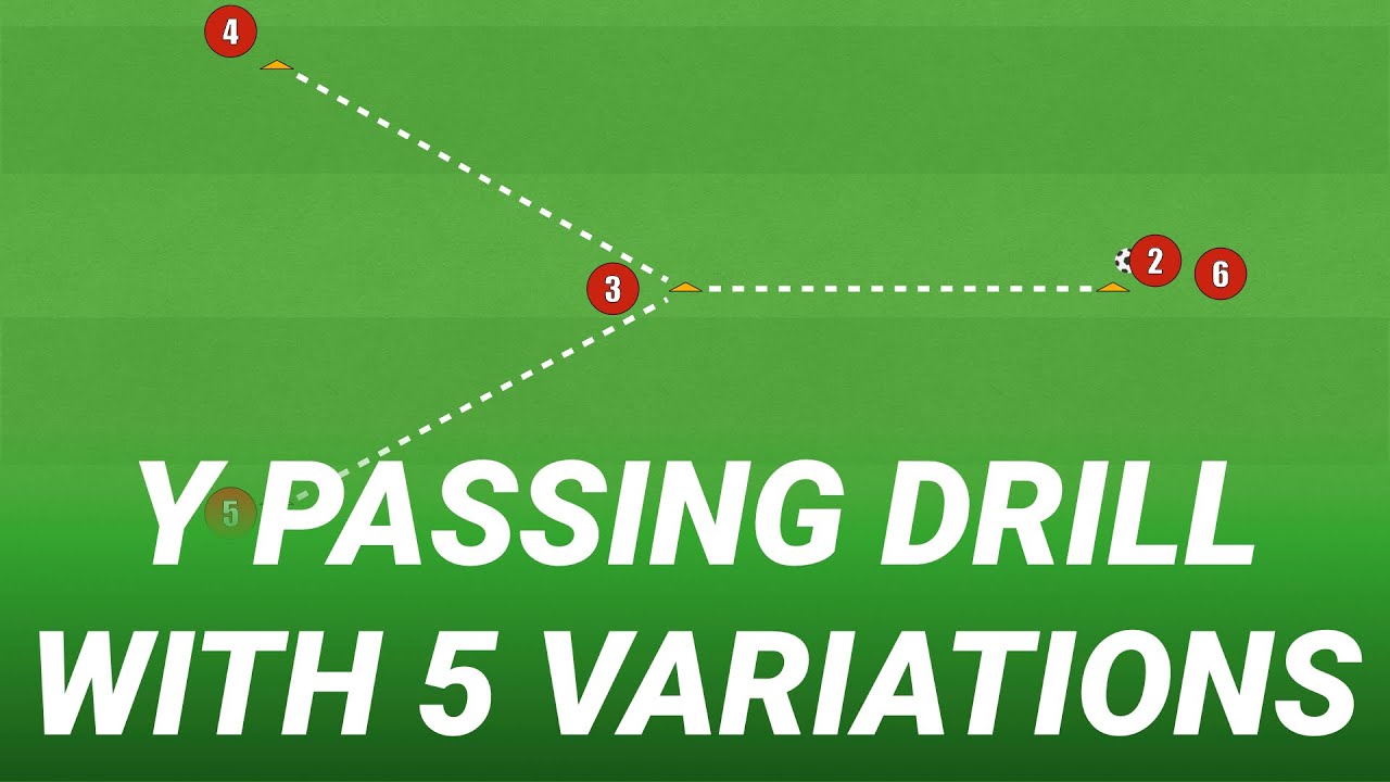 Y Passing Drill in 5 Variations | Football/Soccer