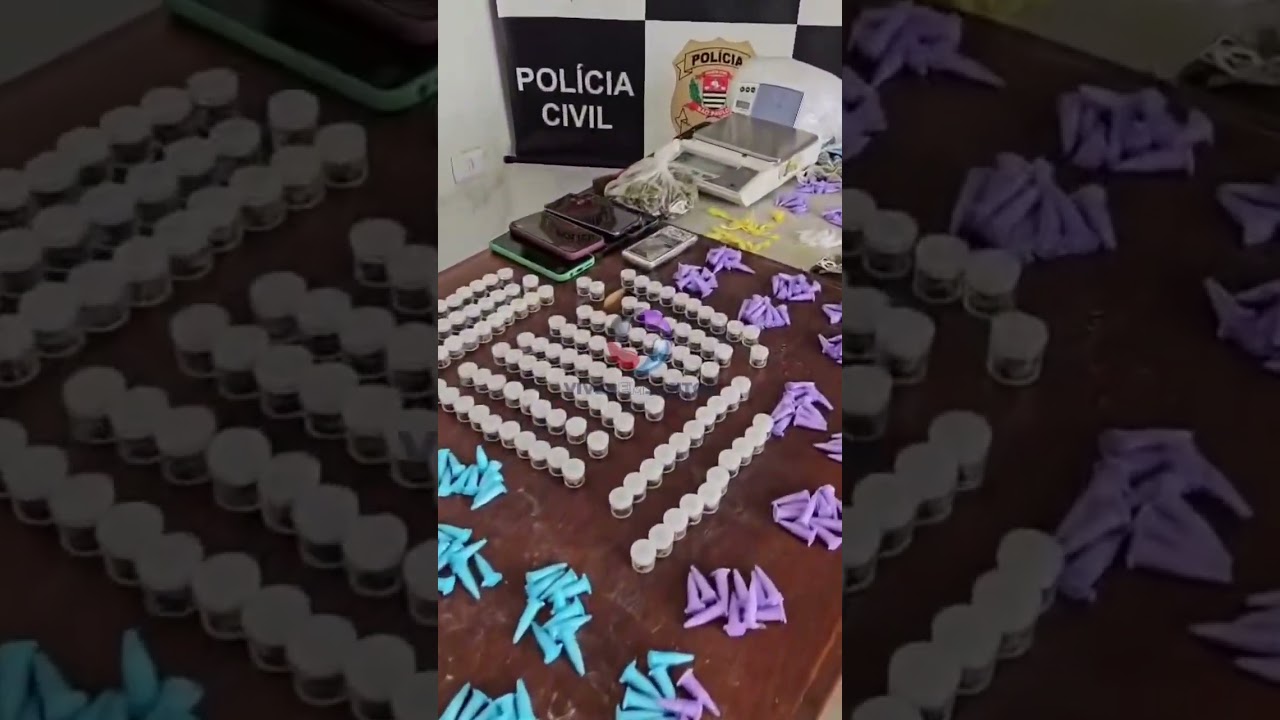 Polícia Civil encontra imóvel usado para guardar drogas e prende jovem em Ilha Comprida.