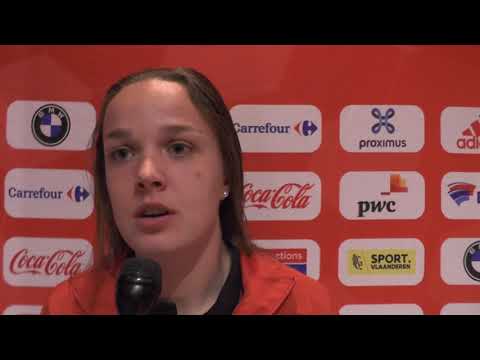 Tine De Caigny voor Noorwegen - België op 23.10.2021