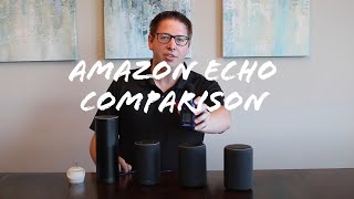 Amazon Echo Comparison (Gen 1 vs. Gen 2. vs. Gen 3 vs. Echo Plus)