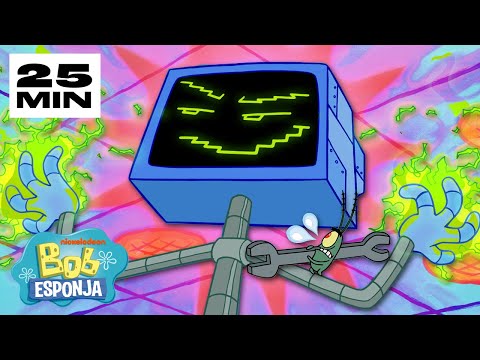 Bob Esponja | Los MEJORES momentos de Karen de Bob Esponja 🖥 | Bob Esponja en Español