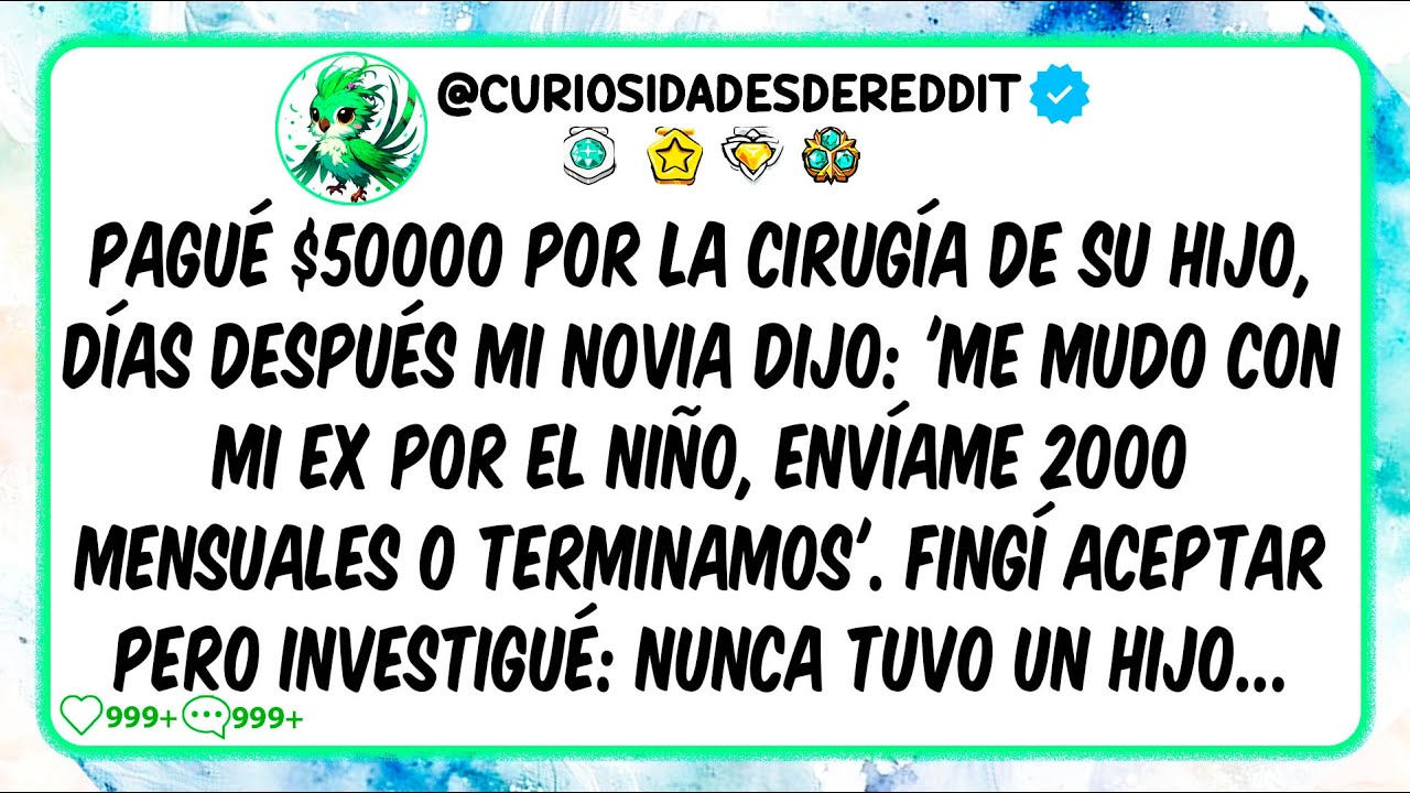 Pagué $50000 por la Cirugía de su hijo, Días después mi Novia dijo: Me MUDO con mi ex por el niño...