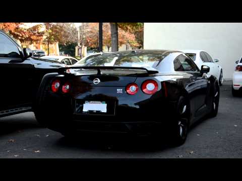 R35 Nissan GTR with Akrapovic Evolution Exhaust System
