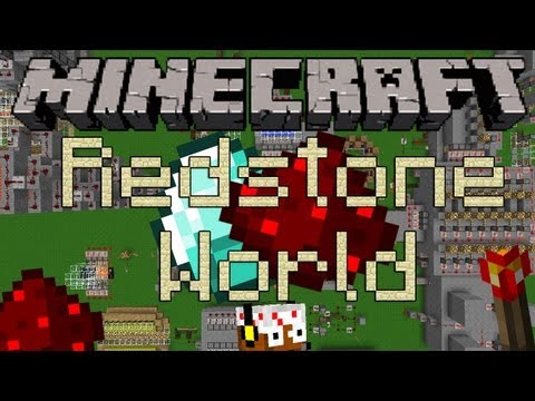 Minecraft Redstone Creations*WORLD DOWNLOAD*+POP-OUT House