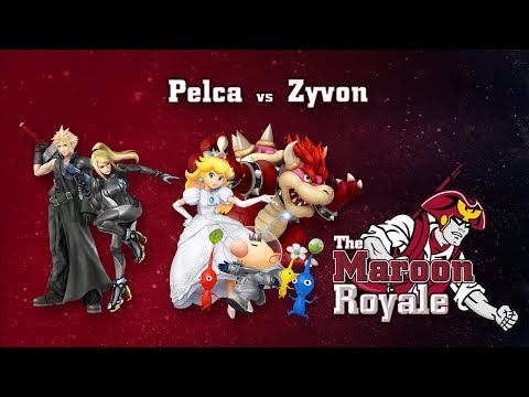 Pelca (Cloud, ZSS) vs Zyvon (Peach, Bowser, Olimar) - The Maroon Royale