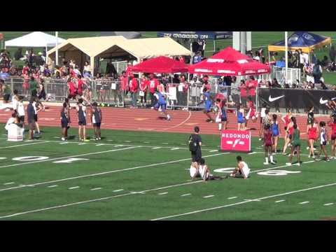 FSB 4x100m at Redondo Nike 3-11-17 - Los Alamitos Boys