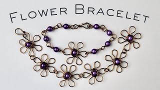 Flower Power Bracelets - Day 7 of the 10-Day Wire Bracelets to Make, Gift & Sell Challenge
